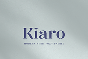 Kiaro Serif | Font Family, a Serif Font by Creative Foundry (Thumbnail 1 of 8)