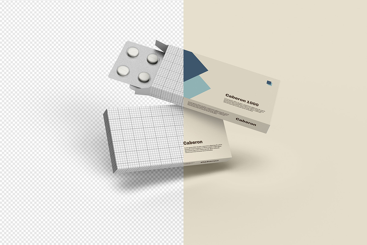 Medicine Box Packaging Mockup, a Packaging Mockup by Illusiongraphic (Photo 13 of 22)