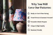 Mosaic Floral Seamless Patterns, a Pattern Graphic by Ninterints (Thumbnail 4 of 21)