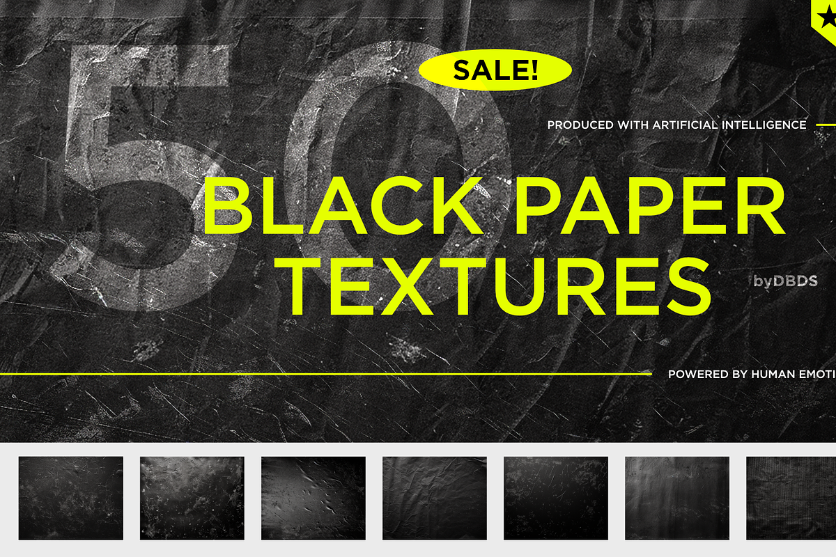 Black Paper Textures, a Texture Graphic by dbdslondon (Photo 1 of 4)