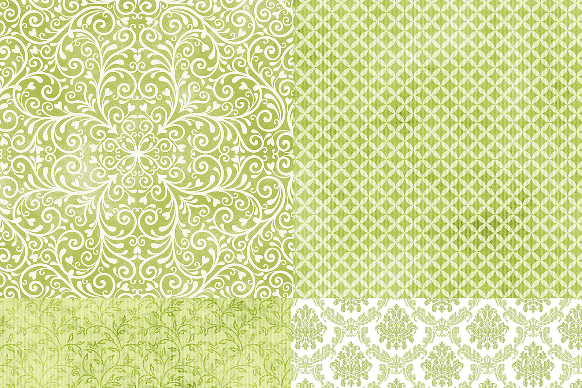 Wild About Green 2 Digital Paper preview 2