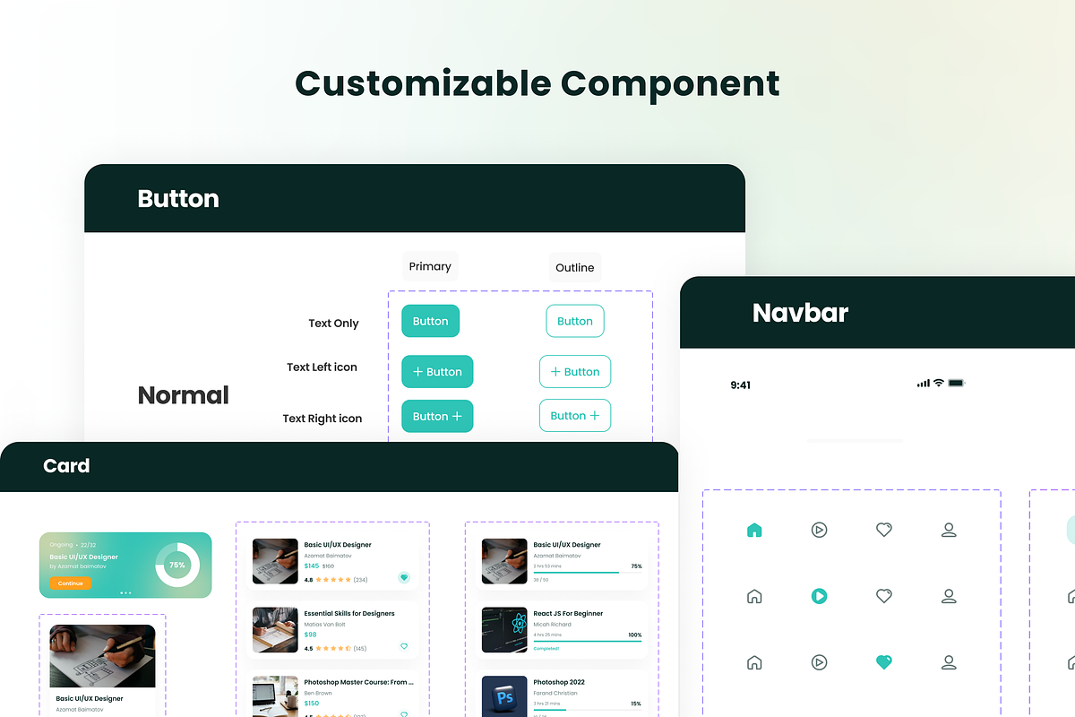 My Course UI Kit, a Templates & Theme by Kawalan Studio (Photo 6 of 6)
