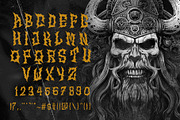 NORDIKS Metal Horror Blackletter, a Blackletter Font by dansdesign (Thumbnail 3 of 7)