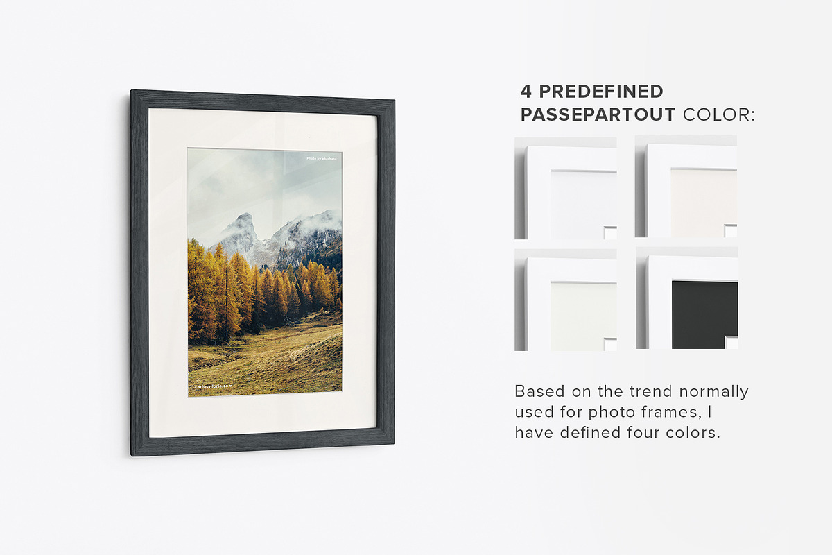 Portrait Frame Mockup - 30x40 cm, a Merchandise Mockup by Mockups by Carlos Viloria (Photo 3 of 7)