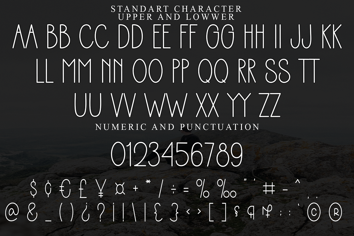 Modern Minimalist, a Sans Serif Font by InermediaSTUDIO (Photo 8 of 8)