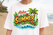 Summer Text Decoration Nature, an Illustration by DreamArtGraphic (Thumbnail 4 of 4)