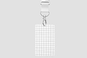Hanging ID Card Mockup Template, a Product Mockup by graphypix (Thumbnail 3 of 4)