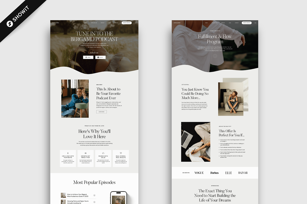Showit Website Template | Bergamo, a Websites & App Template by Designorina (Photo 4 of 10)