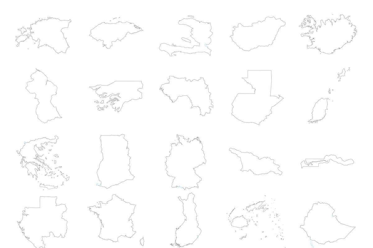 192 World Countries Maps, an Animal Illustration by Character (Photo 4 of 6)