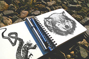 Outdoor Sketchbook Mock-up, a Print Template by VectorBurn (Thumbnail 4 of 5)