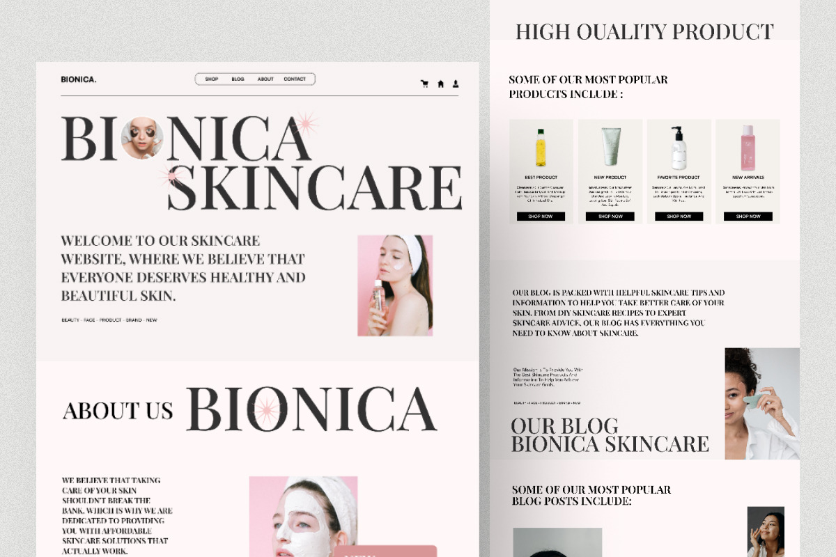 Bionica Landing Page, an UI Kit Template by slidenotion (Photo 3 of 6)
