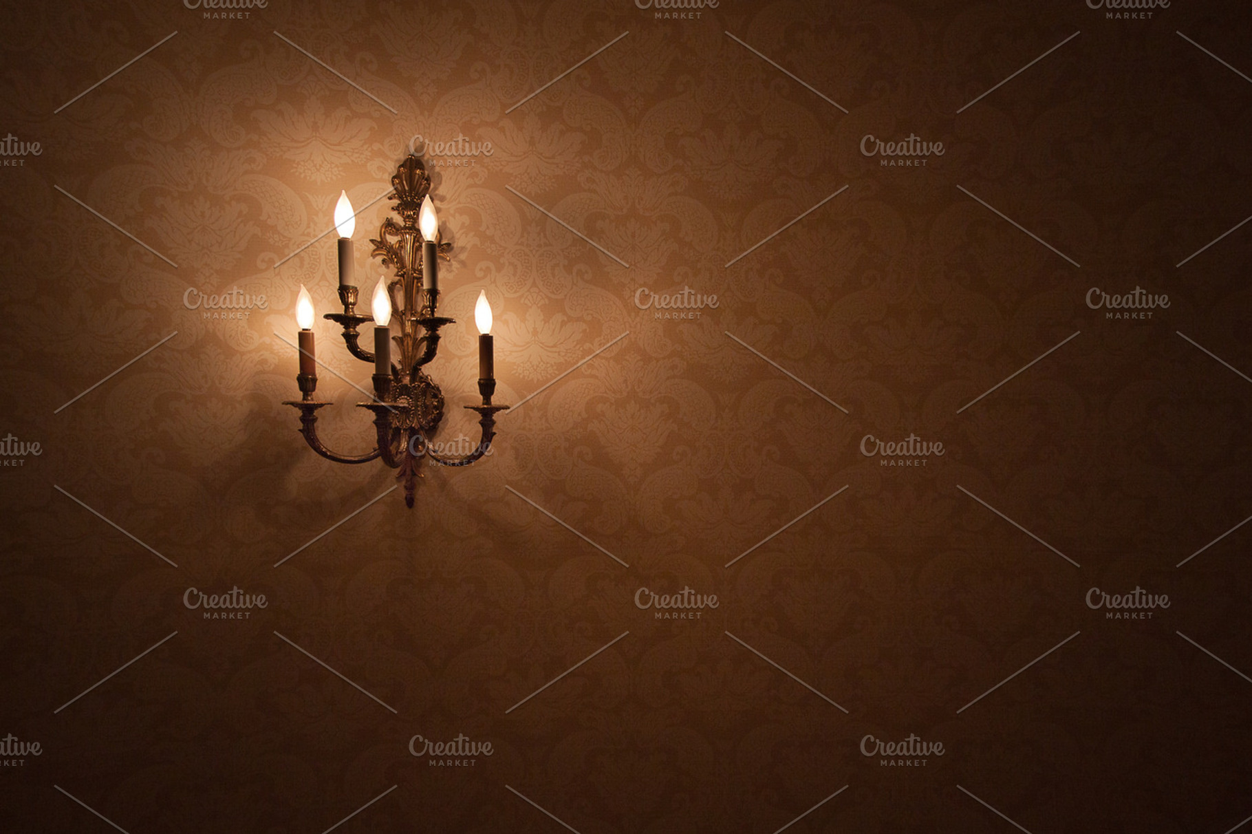 Wallpaper stock photo containing vintage and chandelier