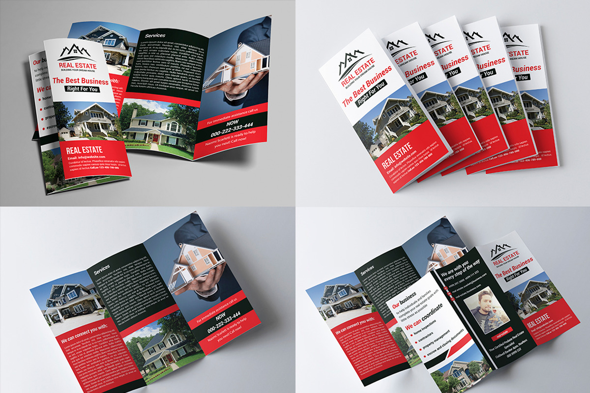 30-Trifold Brochure Bundle, a Brochure Template by AfzaalGraphics (Photo 27 of 31)