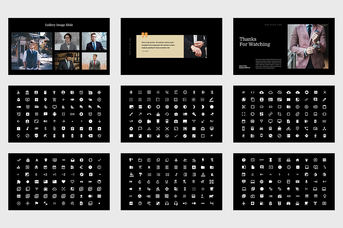 Higio : Fashion Brand Powerpoint, a Presentation Template by Punkl Camp (Photo 9 of 9)