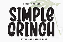 Simple Grinch | Script Font