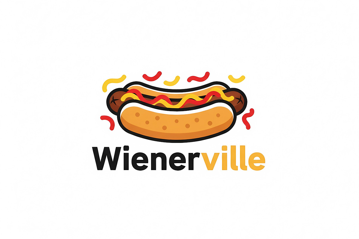 Wienerville Hot Dog, a Branding & Logo Template by Logocreative (Photo 1 of 2)