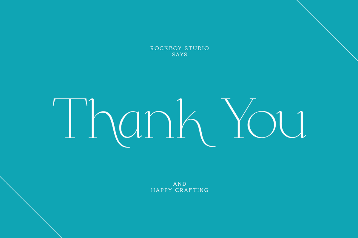Angelic - Modern Stylish, a Serif Font by RockboyStd (Photo 12 of 12)