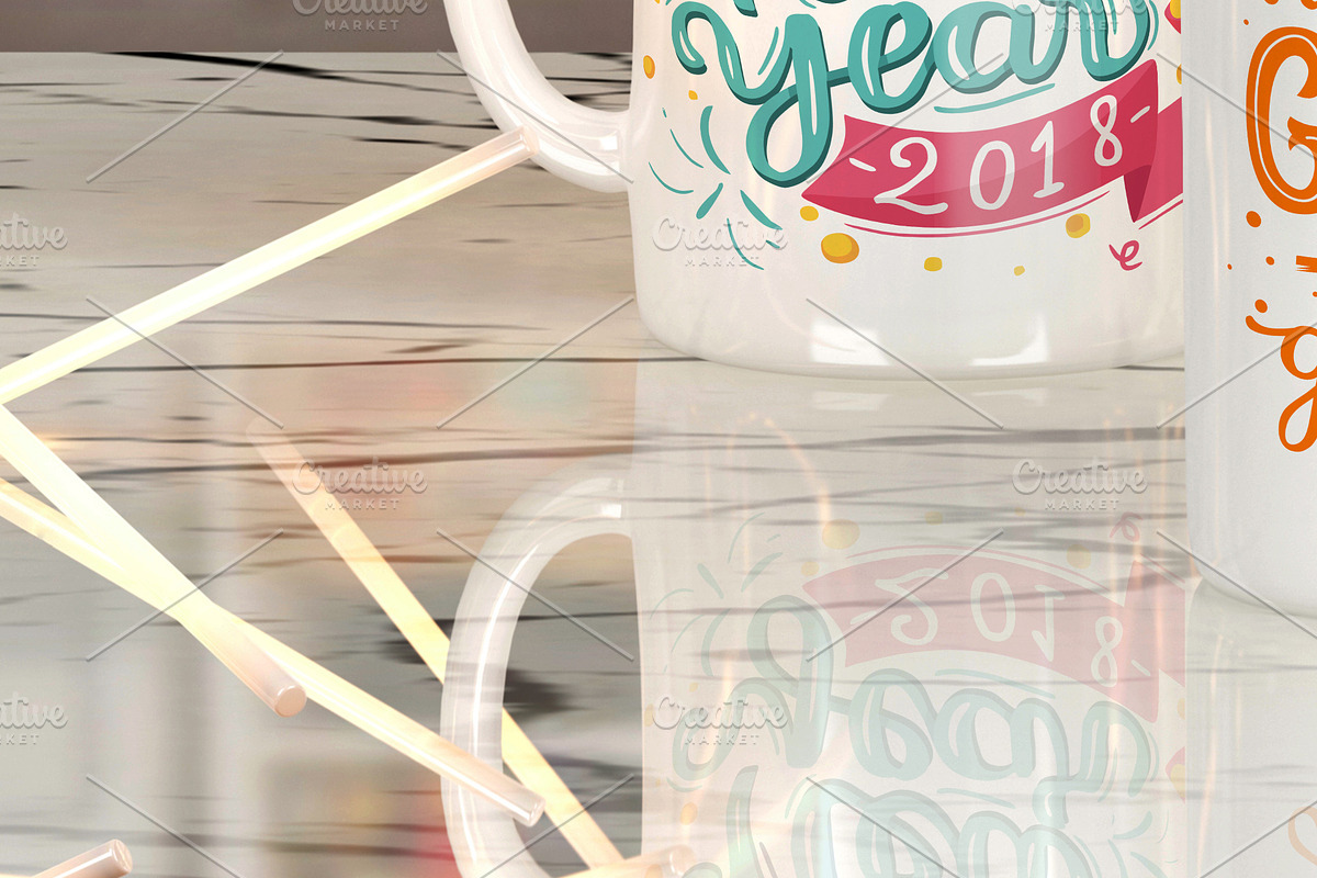 Mug White Soft Lights - Mockup, a Cups & Container Mockup by Milan Mockup (Photo 4 of 5)