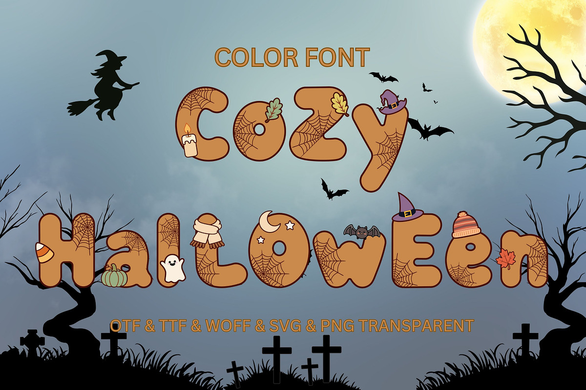 Halloween Font and Alphabet Bundle, a Sans Serif Font by Adalin Shop (Photo 2 of 19)