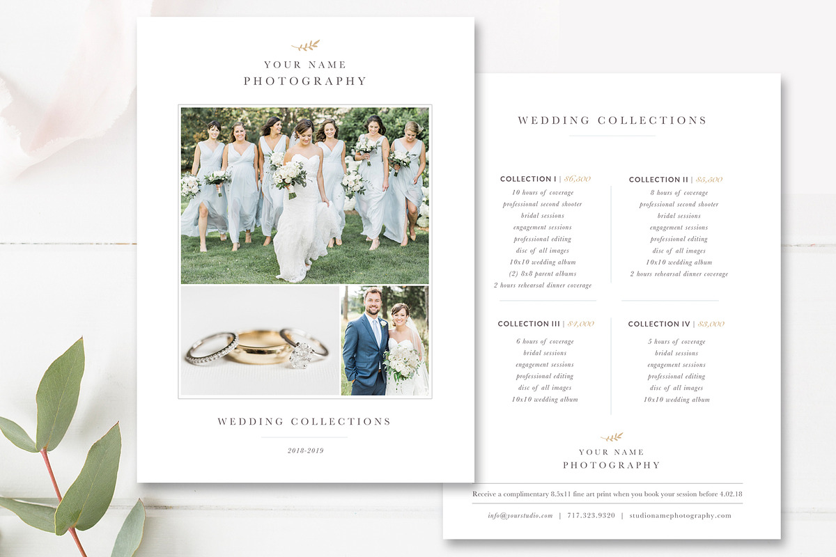 7x5 Photographer Pricing Guide, a Flyer Template by By Stephanie Design (Photo 1 of 3)