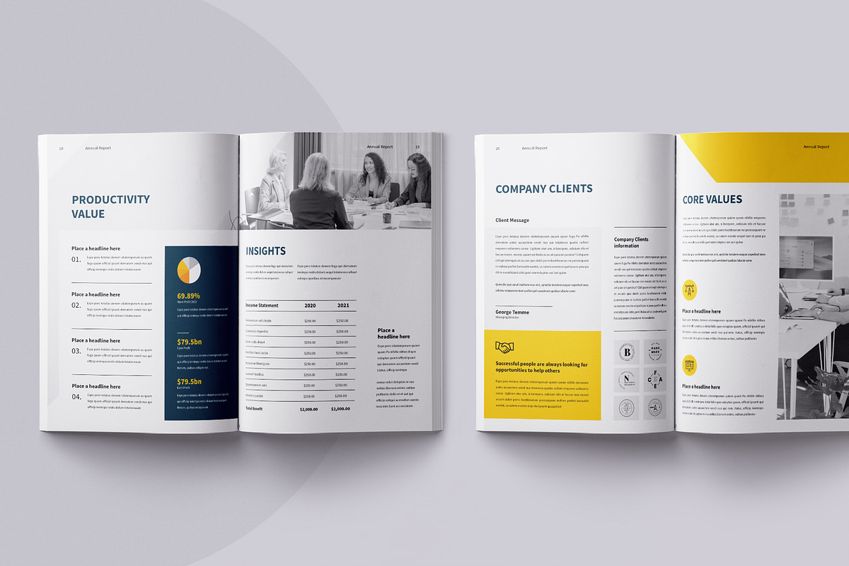 Annual Report | Canva, InDesign preview 8
