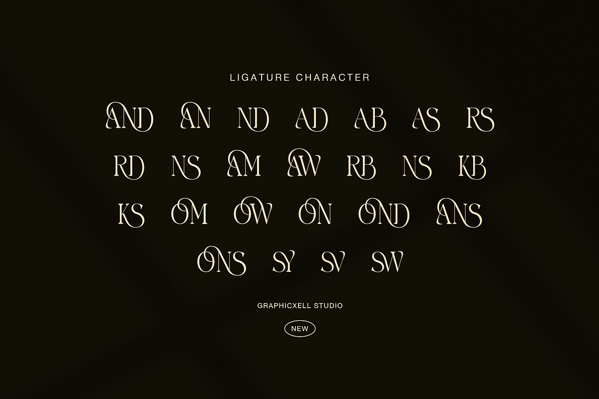 Candy – Elegant Modern Serif Font, a Serif Font by Graphicxell (Photo 7 of 8)