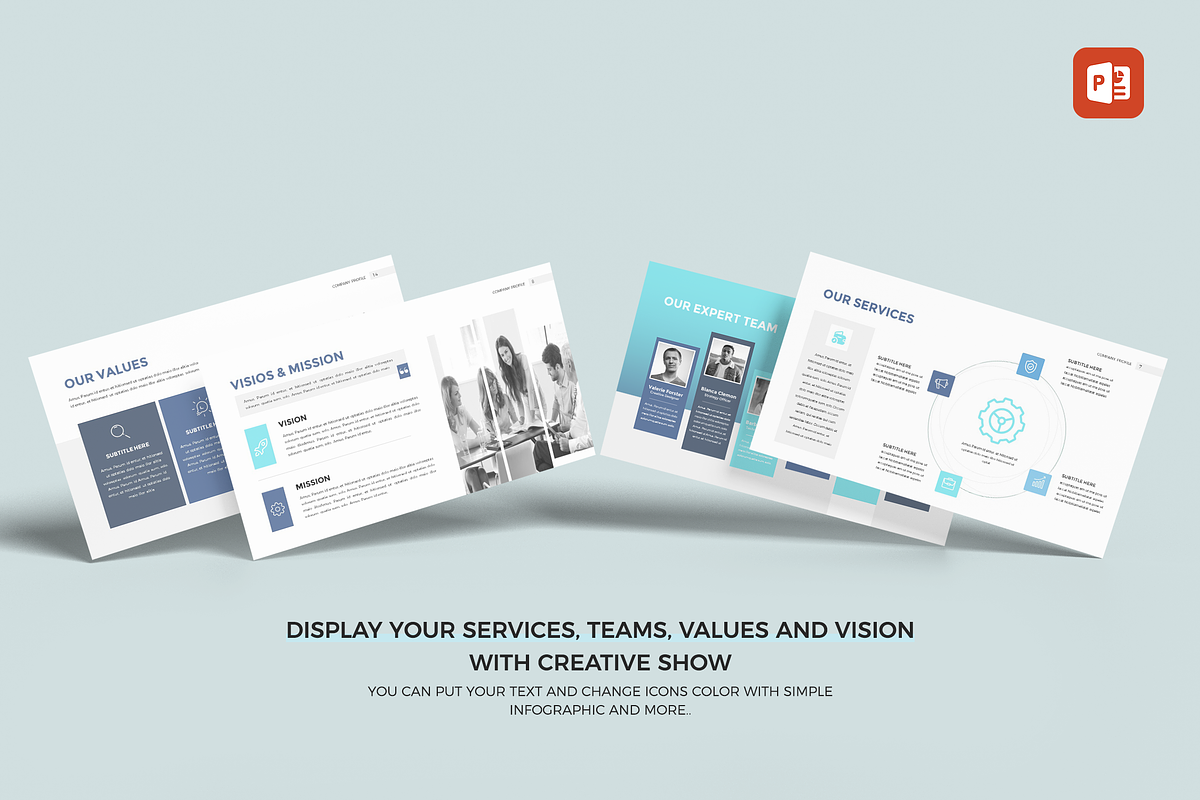 Business Profile | PPT, a Presentation Template by Template Zone (Photo 2 of 8)