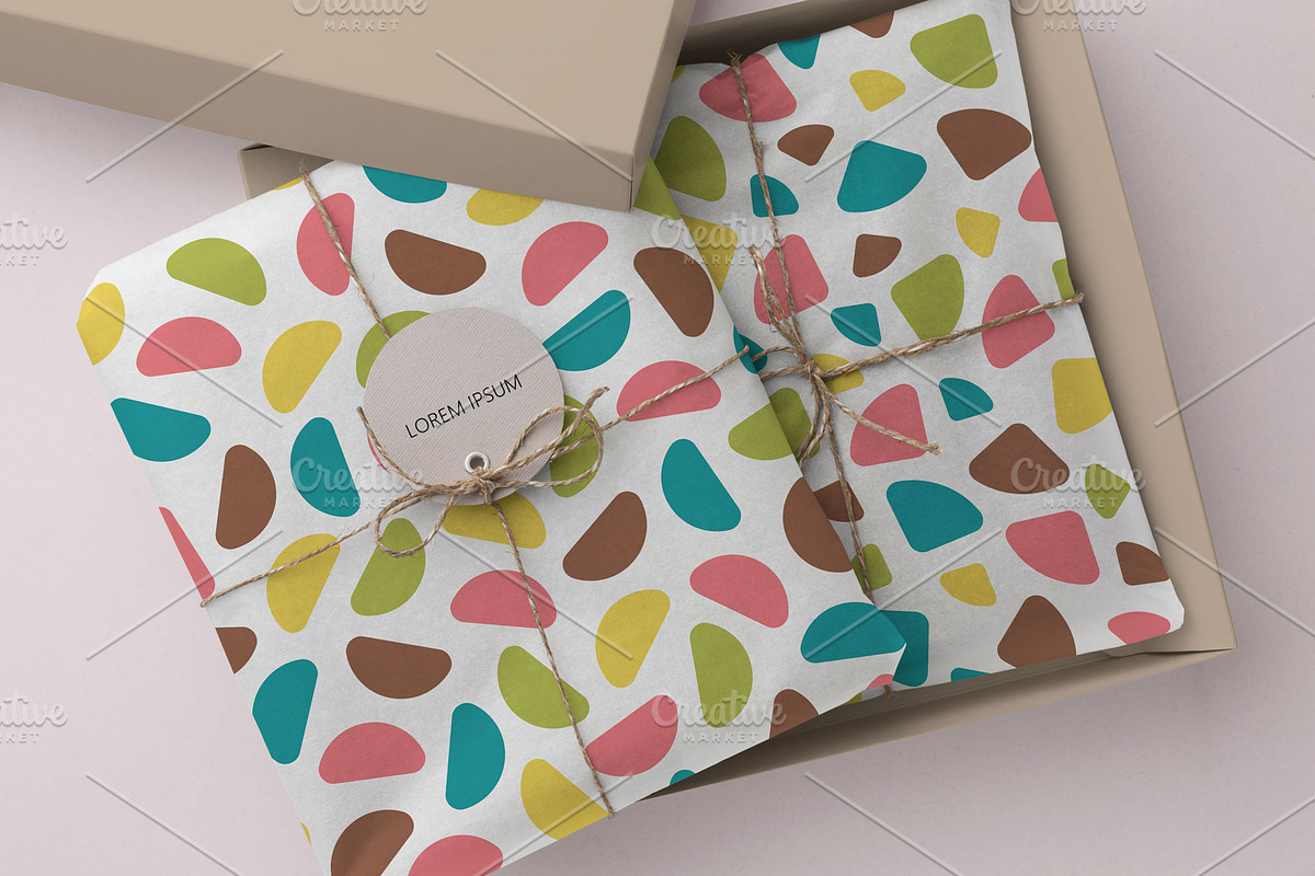 Minimal color seamles patterns set, a Pattern Graphic by ExpressShop (Photo 3 of 7)