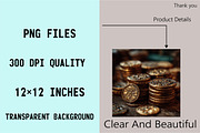 Gold Coins Pile St Patrick’s Backgro, a Background Graphic by SVGArt (Thumbnail 5 of 8)