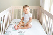 Crib Sheet with Baby Boy Mockup BD04, a Product Mockup by JENLYNN Stock Shop (Thumbnail 2 of 9)
