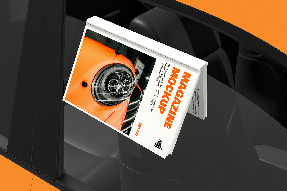 Magazine Mockup, a Merchandise Mockup by Unerispace (Photo 5 of 5)