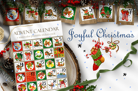Christmas Bird Advent calendar