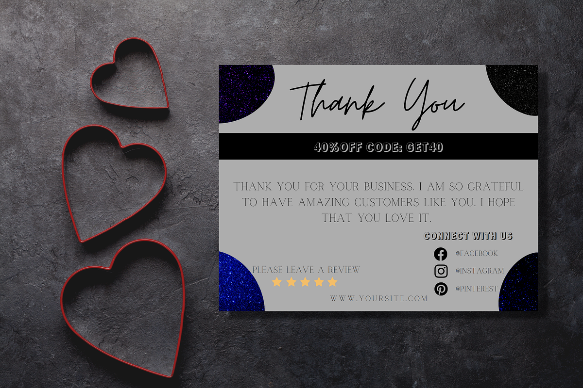 Thank You Order Card | Canva, a Card Template by tahananeart (Photo 6 of 7)