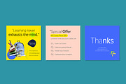 Learning Social Media Post Layout, an UI Kit Template by CreativeShaper (Thumbnail 3 of 3)