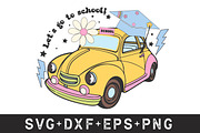 Groovy Retro Back to School Bundle, an Object Illustration by Libby Wishes (Thumbnail 7 of 10)