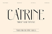 CS Catrine – Modern Sans Serif Font, a Sans Serif Font by Craft Supply Co. (Thumbnail 1 of 8)
