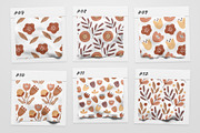 Ethno Flowers Seamless Patterns, a Pattern Graphic by Kotulska (Thumbnail 3 of 12)