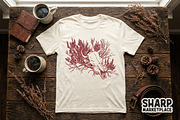 Red Line Art Bull Skull Entwined, an Object Graphic by SharpMarketplace (Thumbnail 3 of 4)