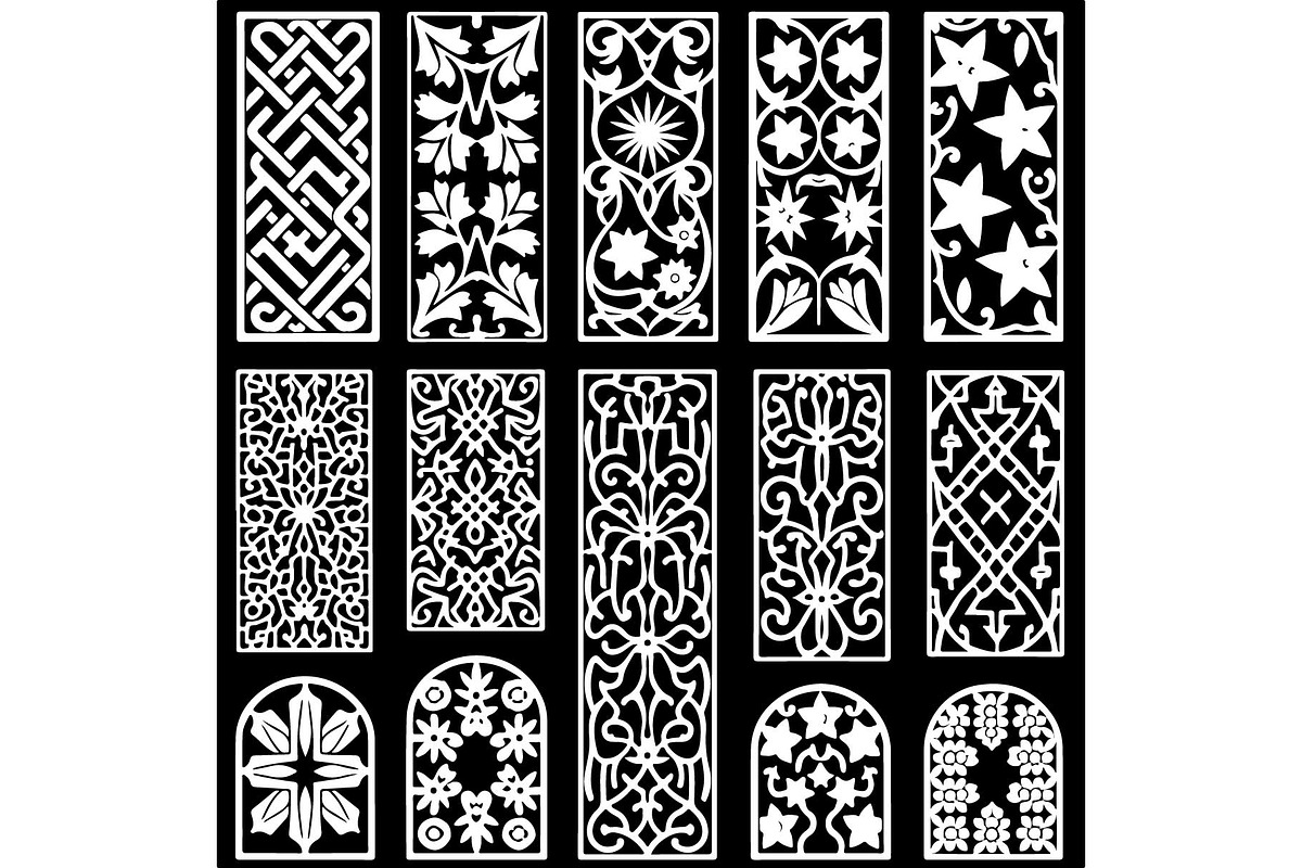 Ornamental Panel SVG Bundle, an Object Graphic by Creativeshirt (Photo 11 of 13)