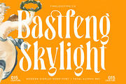 Bastfeng Skylight Modern Serif, a Serif Font by timelesstype.co (Thumbnail 1 of 20)