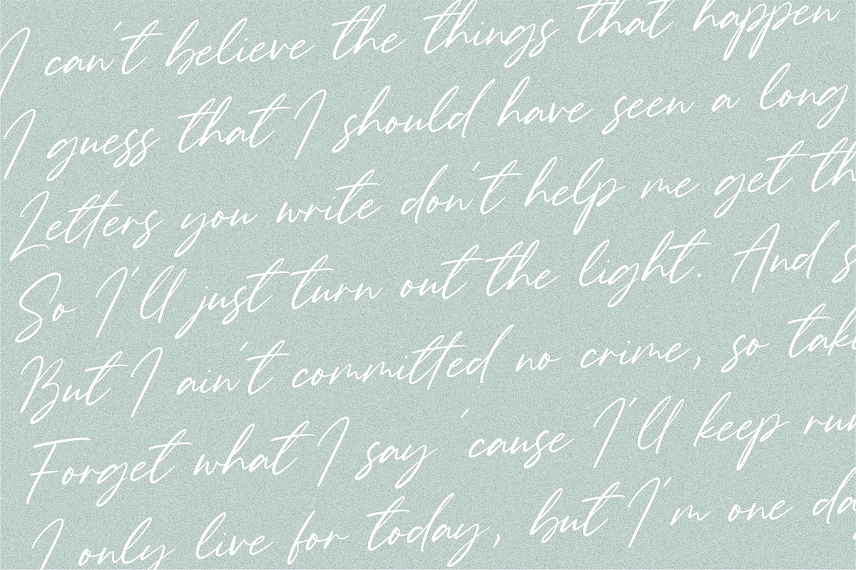 Gardenisa - Modern Calligraphy Font, a Script Font by Balpirick Studio (Photo 5 of 7)