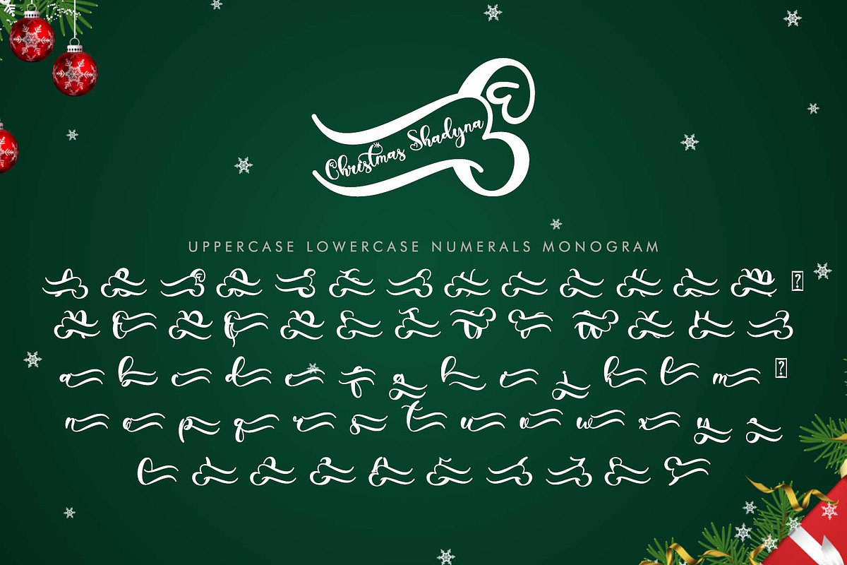 Christmas Shadyna, a Handwritten Font by Yoga Letter (Photo 6 of 8)
