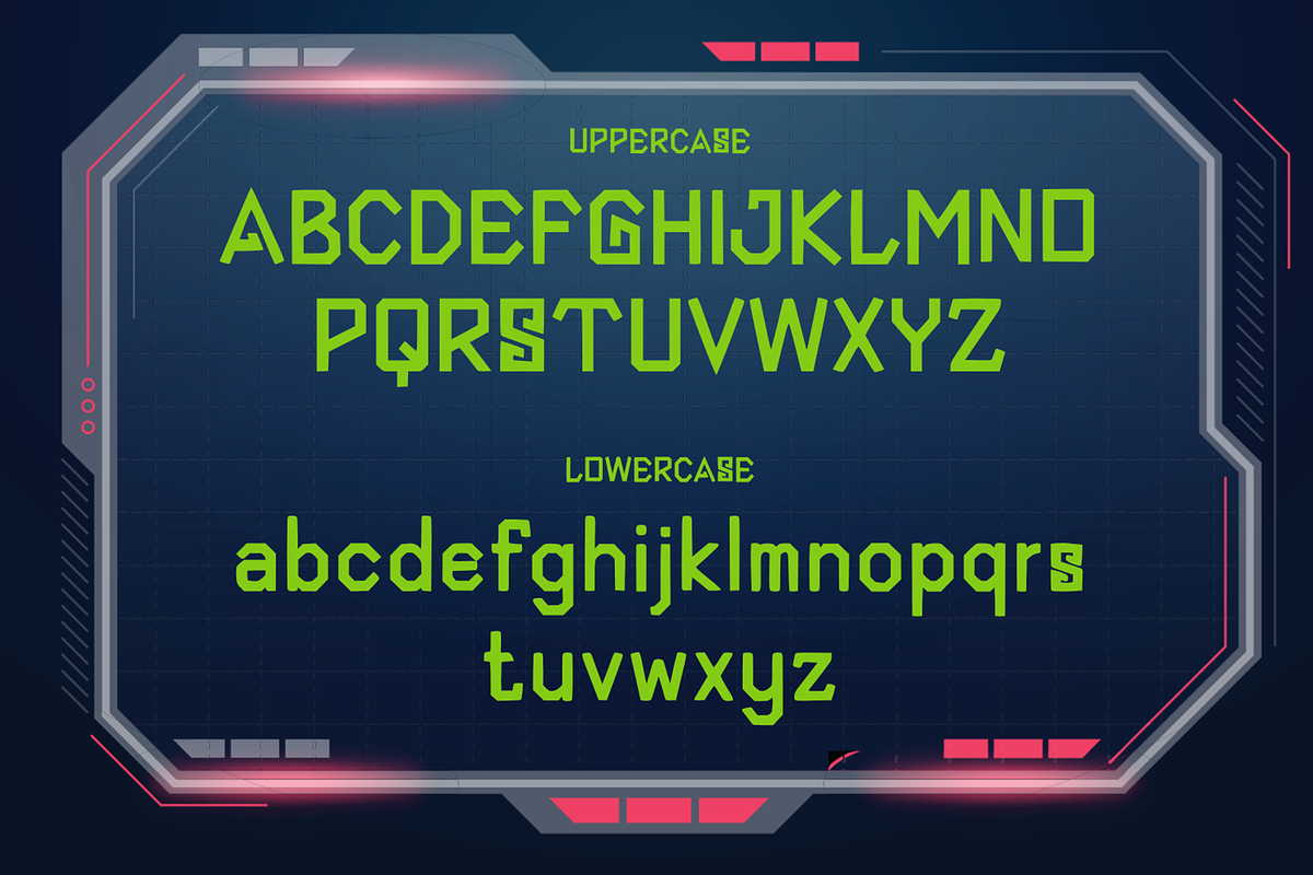 Zerostrow Futuristic Display, a Sans Serif Font by mesuka (Photo 5 of 8)