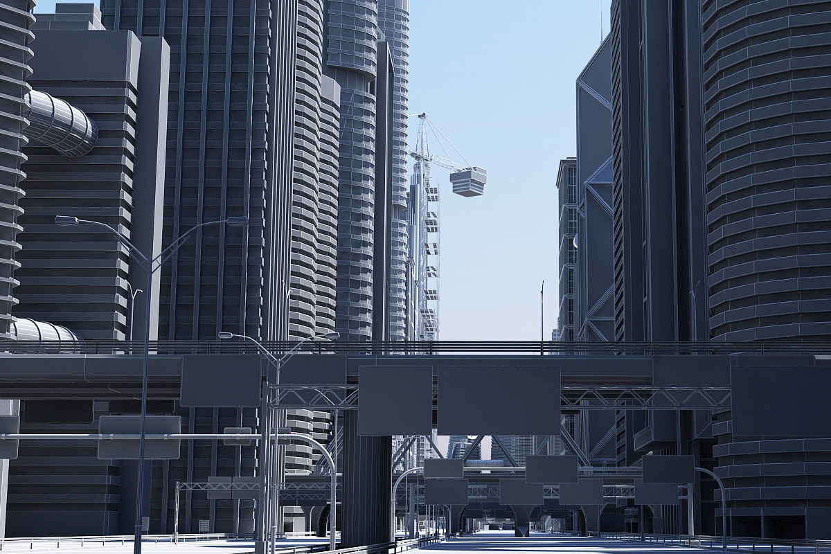 High Definition City 2012, an Architecture 3D Model by Giimann (Photo 13 of 14)
