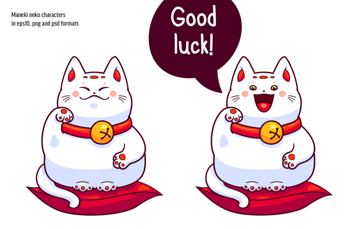 Maneki neko set, an Object Graphic by zmeizza (Photo 3 of 10)