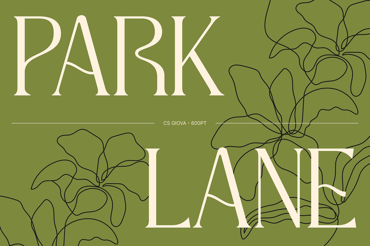 CS Giova – Art Nouveau Font, a Serif Font by Craft Supply Co. (Photo 4 of 8)