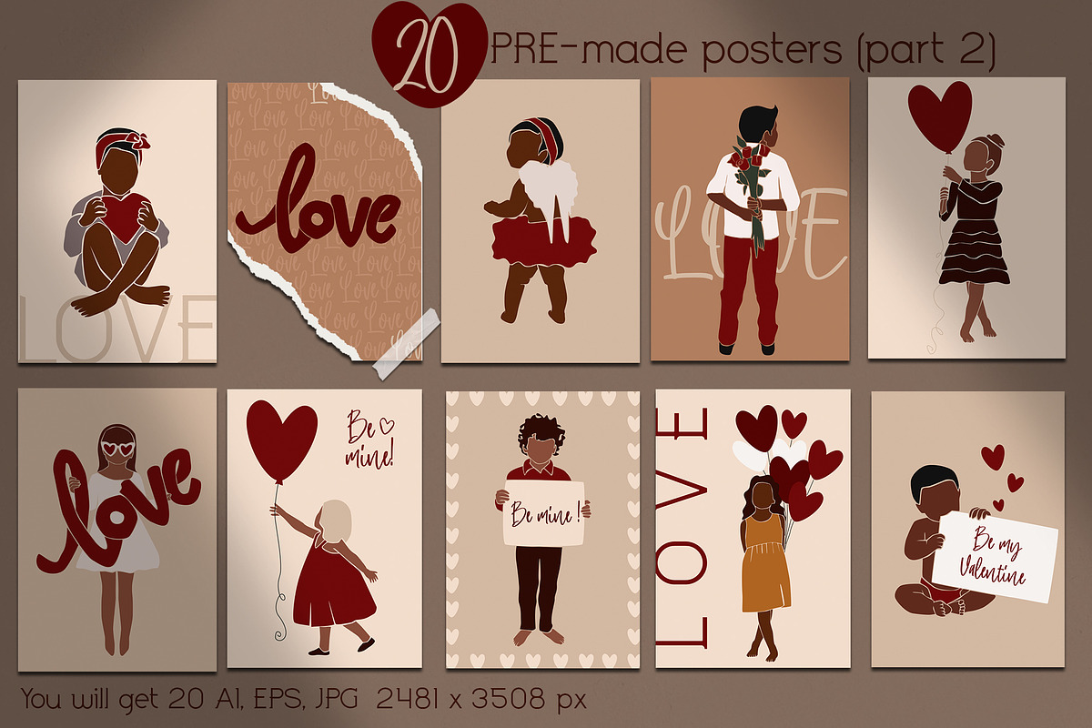 Fall in love. Valentine's Day, a Decorative Illustration by EasyArt (Photo 6 of 9)