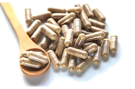 There are many herbal supplements in, a Health & Medical Photo by yanadjana