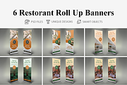 6 Restorant Roll Up Banners SK, a Presentation Template by UNIK Agency (Thumbnail 1 of 7)