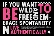 Demine Blur, a Sans Serif Font by Craft Supply Co. (Thumbnail 5 of 8)